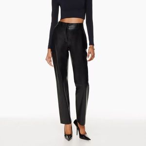 aritzia command leather pant